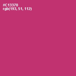 #C13370 - Cerise Red Color Image