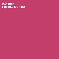 #C13D6A - Cerise Red Color Image