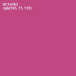 #C14783 - Mulberry Color Image