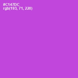 #C147DC - Fuchsia Pink Color Image