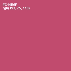 #C14B6E - Cabaret Color Image