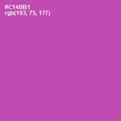 #C14BB1 - Mulberry Color Image
