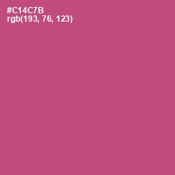 #C14C7B - Cabaret Color Image
