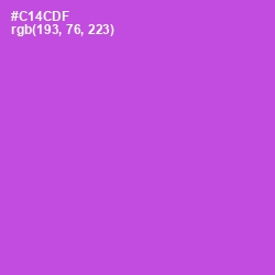 #C14CDF - Fuchsia Pink Color Image