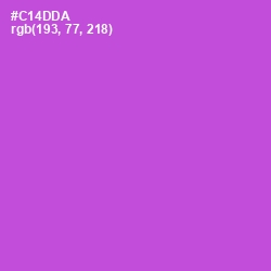 #C14DDA - Fuchsia Pink Color Image