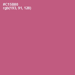 #C15B80 - Mulberry Color Image