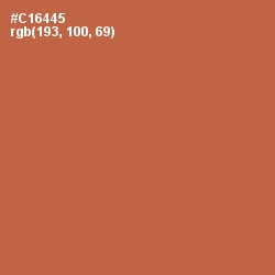#C16445 - Red Damask Color Image