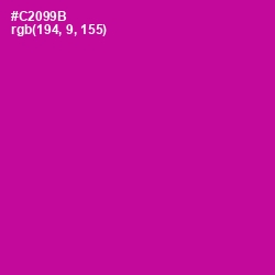 #C2099B - Red Violet Color Image