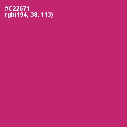 #C22671 - Cerise Red Color Image