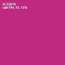 #C22B7D - Cerise Red Color Image
