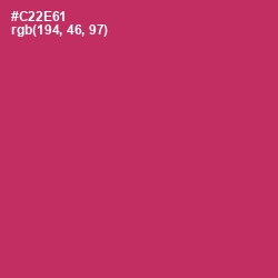 #C22E61 - Cerise Red Color Image