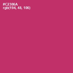 #C2306A - Cerise Red Color Image