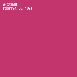#C2356D - Cerise Red Color Image