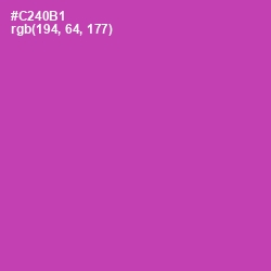 #C240B1 - Mulberry Color Image