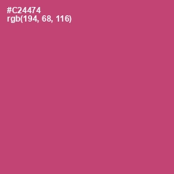 #C24474 - Cabaret Color Image