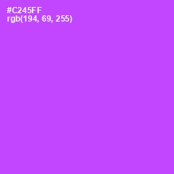 #C245FF - Heliotrope Color Image