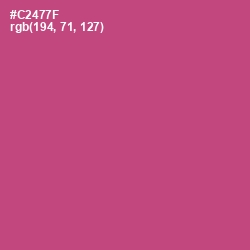 #C2477F - Cabaret Color Image