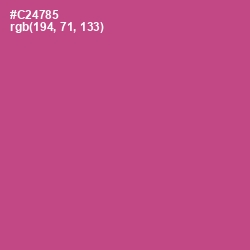 #C24785 - Mulberry Color Image