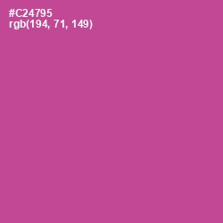 #C24795 - Mulberry Color Image