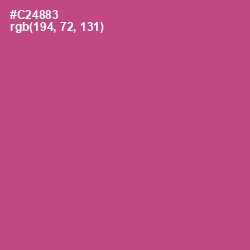 #C24883 - Mulberry Color Image