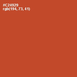 #C24929 - Mojo Color Image