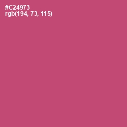 #C24973 - Cabaret Color Image