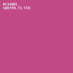 #C24985 - Mulberry Color Image