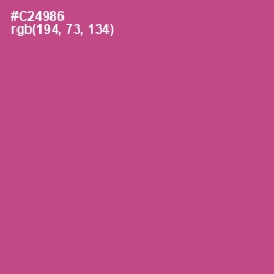 #C24986 - Mulberry Color Image