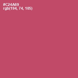 #C24A69 - Cabaret Color Image