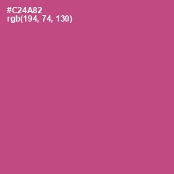 #C24A82 - Mulberry Color Image