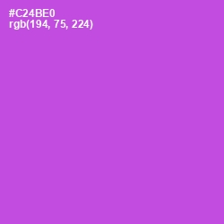 #C24BE0 - Fuchsia Pink Color Image
