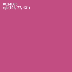 #C24D83 - Mulberry Color Image