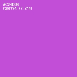 #C24DD6 - Fuchsia Pink Color Image