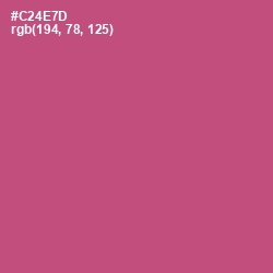 #C24E7D - Cranberry Color Image