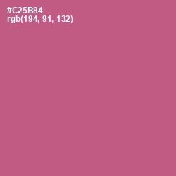 #C25B84 - Mulberry Color Image