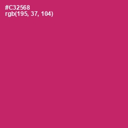 #C32568 - Cerise Red Color Image