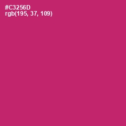 #C3256D - Cerise Red Color Image