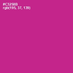 #C3258B - Cerise Color Image