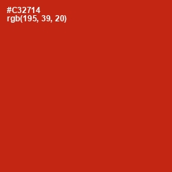 #C32714 - Thunderbird Color Image