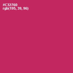 #C32760 - Cerise Red Color Image