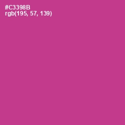 #C3398B - Cerise Color Image