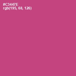 #C3447E - Cabaret Color Image