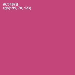 #C3467B - Cabaret Color Image
