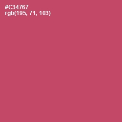 #C34767 - Cabaret Color Image