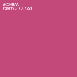 #C3497A - Cabaret Color Image