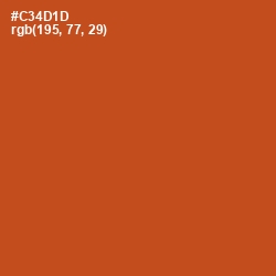 #C34D1D - Orange Roughy Color Image