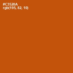 #C3520A - Burnt Orange Color Image