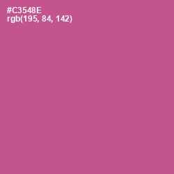#C3548E - Mulberry Color Image