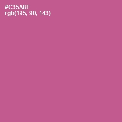 #C35A8F - Mulberry Color Image