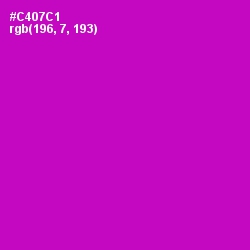 #C407C1 - Shocking Pink Color Image